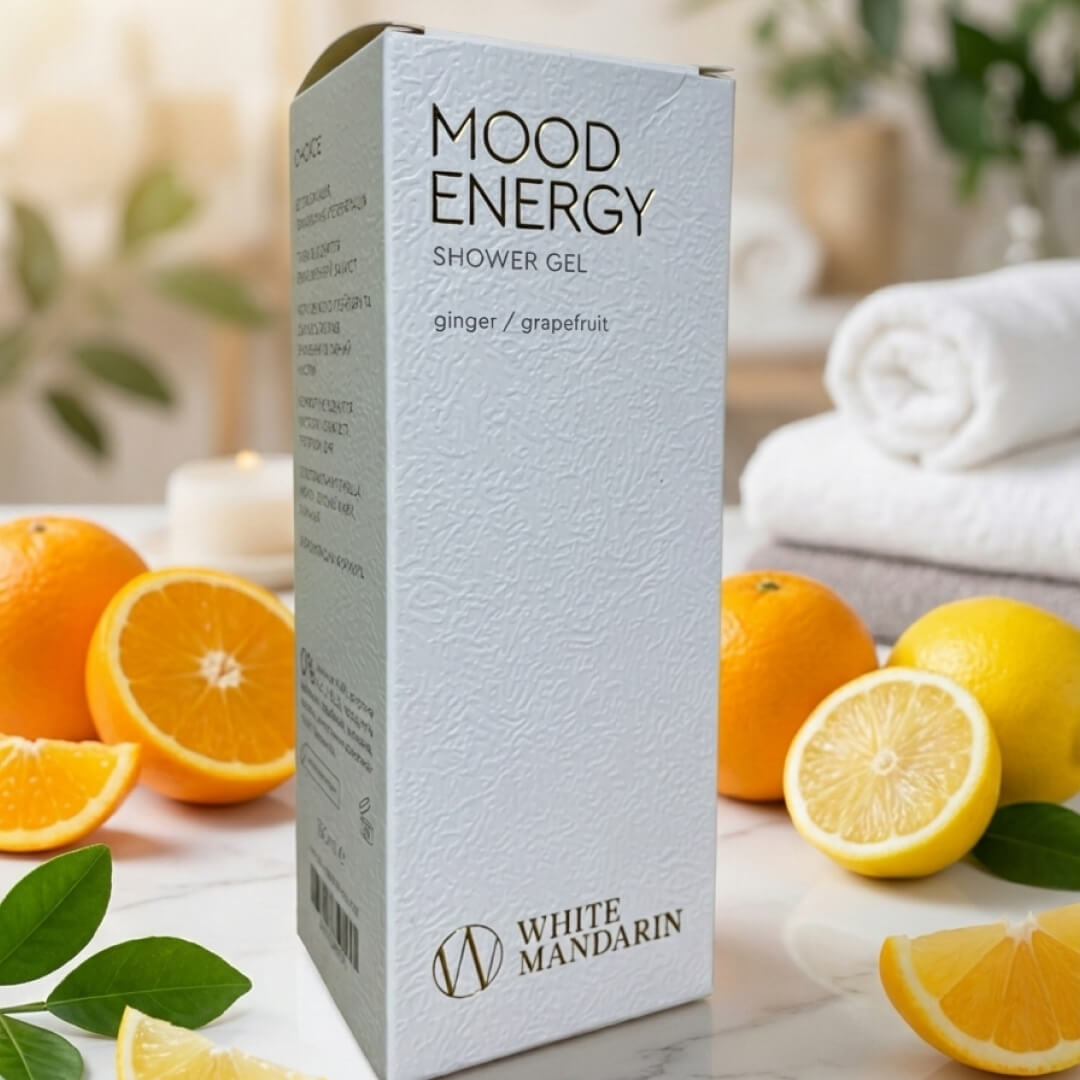 Подарунковий набір натуральної косметики «Цитрусовий Заряд» (для волосся і тіла)