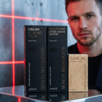 Подарочный набор на День влюбленных мужчине Стальной Ритм косметика для ухода за лицом и телом White Mandarin
