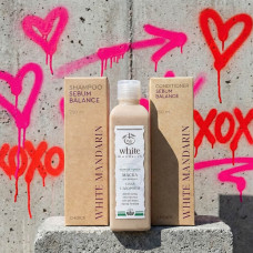 Подарунковий набір на День закоханих коханій «Шовкова розкіш» для догляду за волоссям White Mandarin