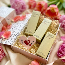 Подарунковий косметичний набір на 8 березня для жінки «Еліксир Молодості Age Control» для догляду за обличчям White Mandarin