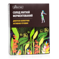 Солод житній ферментований ДОБРА ЇЖА - СУПЕРФУД коробка зі стіками (100 г)