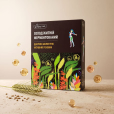 Солод житній ферментований ДОБРА ЇЖА - СУПЕРФУД коробка зі стіками (100 г)