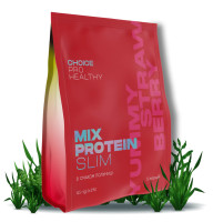 Жиросжигатель Низкокалорийный коктейль со вкусом клубники Mix Protein Slim Yummу Strawberry PRO HEALTHY CHOICE
