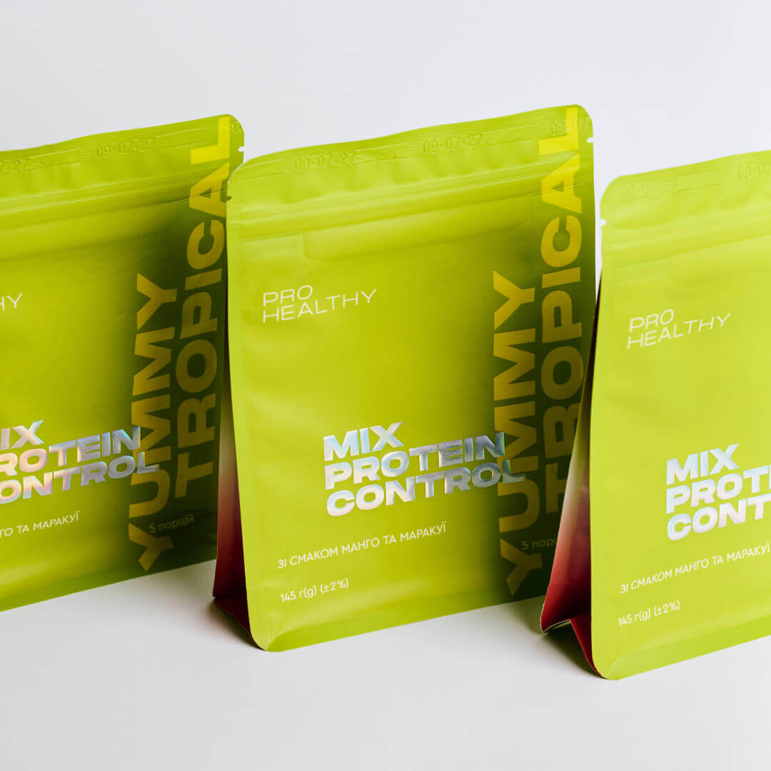 Жиросжигатель Низкокалорийный коктейль со вкусом манго и маракуйи Mix Protein Control Yummy Tropical PRO HEALTHY CHOICE (145 г)