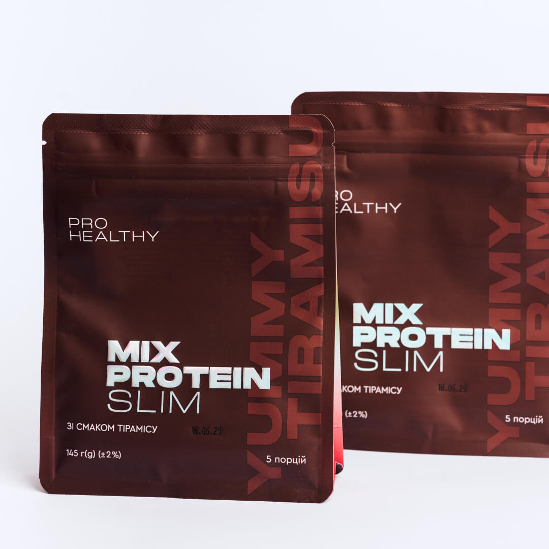 Жиросжигатель Низкокалорийный коктейль со вкусом тирамису Mix Protein Slim Yummу Tiramisu PRO HEALTHY CHOICE(145 г)
