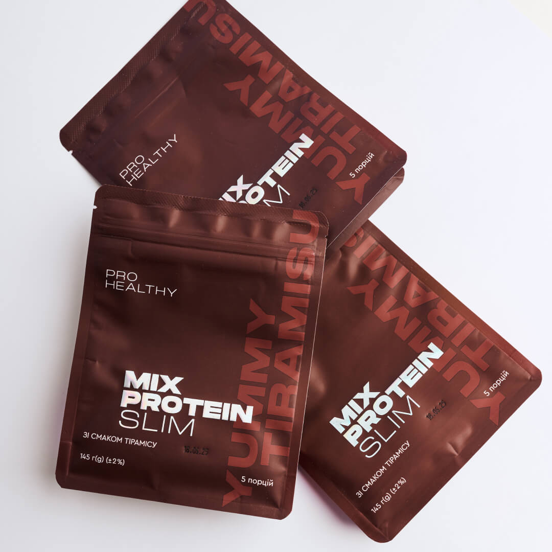 Жиросжигатель Низкокалорийный коктейль со вкусом тирамису Mix Protein Slim Yummу Tiramisu PRO HEALTHY CHOICE(145 г)