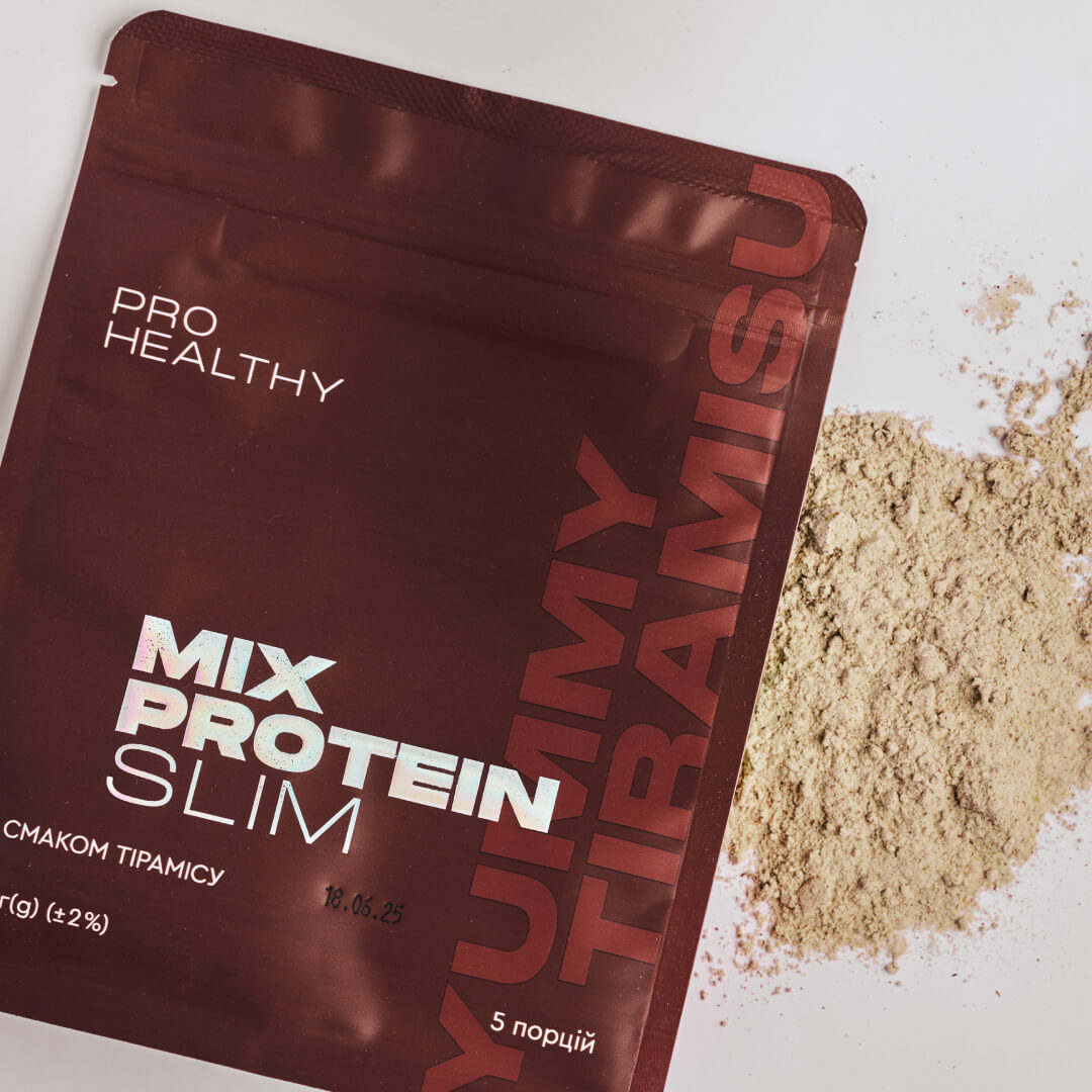 Жиросжигатель Низкокалорийный коктейль со вкусом тирамису Mix Protein Slim Yummу Tiramisu PRO HEALTHY CHOICE(145 г)